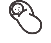 Makaton symbol for Baby